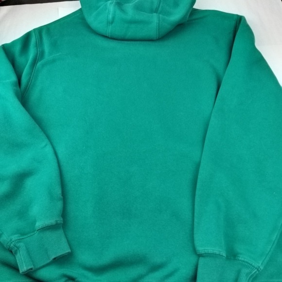 PUMA Hoodie Sweatshirt Sport Lifestyle Warm Cell Logo Mens XXL Teal Spell Out - Picture 12 of 13